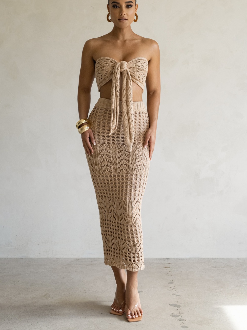 JLUXLABEL Sand Caribbean Skies Skirt Set